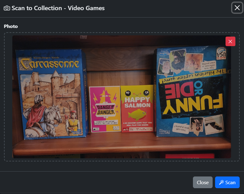 Scan to Collection - Board Games photo