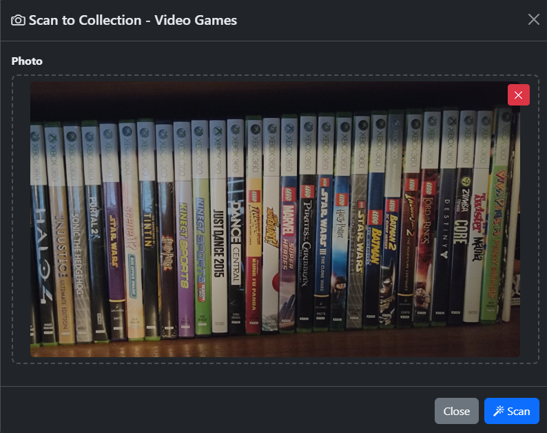 Scan to Collection - Video Games photo